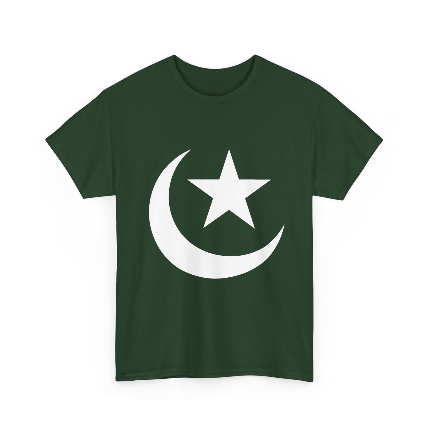 14 August Star Moon Green Independence Day T Shirt