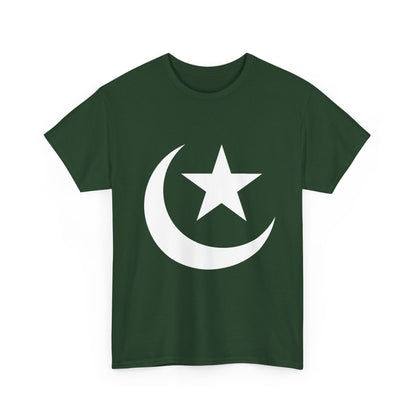 14 August Star Moon Green Independence Day T Shirt