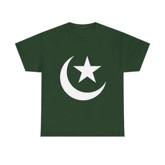 14 August Star Moon Green Independence Day T Shirt